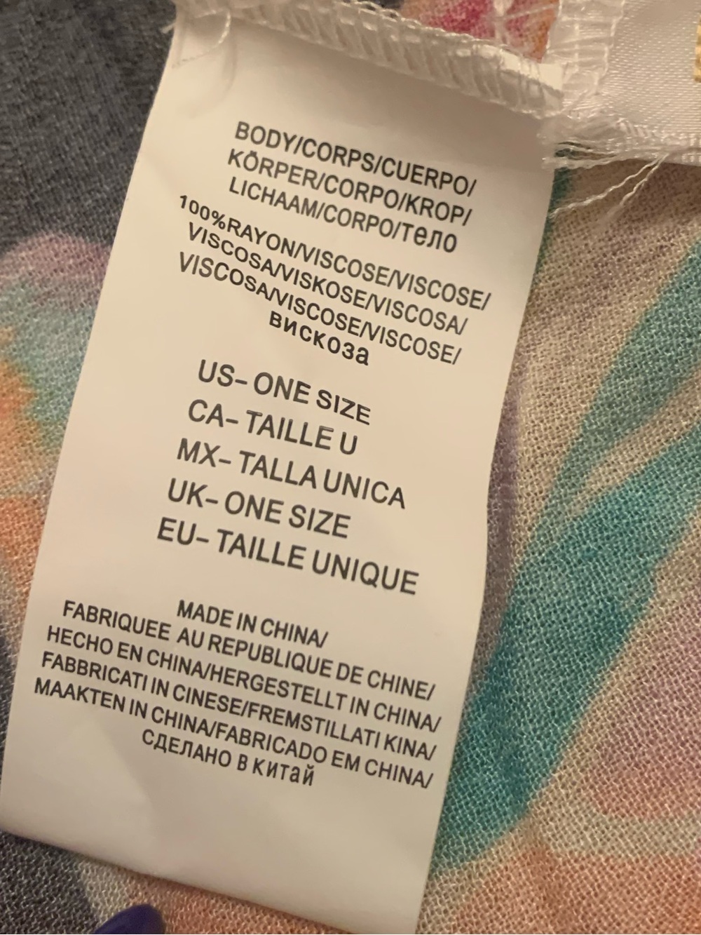 NWT LA BLANCA Floral Tropical Wrap Beach Swim Skirt Cover-up - Picture 4 of 5